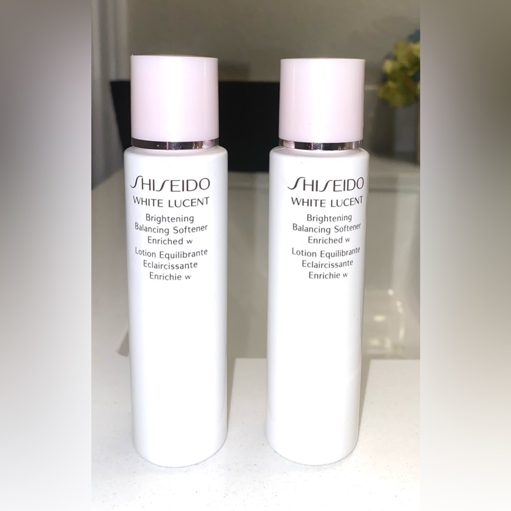 NEW SHISEIDO 2-Pc WHITE LUCENT BRIGHTENING Balancing Softener Enriched Total 5oz